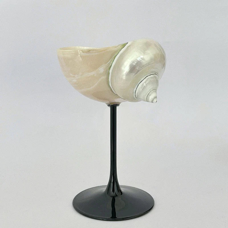 ArtZ® Love The Ocean Cocktail Glass - Black Stem