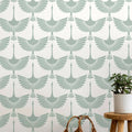 Mint Swan Wallpaper