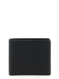 Maison Margiela Leather with Contrast Stitching Wallet — Black