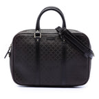Medium Leather Diamante Bright Business Bag