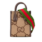 Mini Jumbo GG Canvas Web Satchel