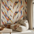 Vintage Retro Shapes Wallpaper