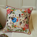 Chinoiserie Pups Throw Pillow Cover