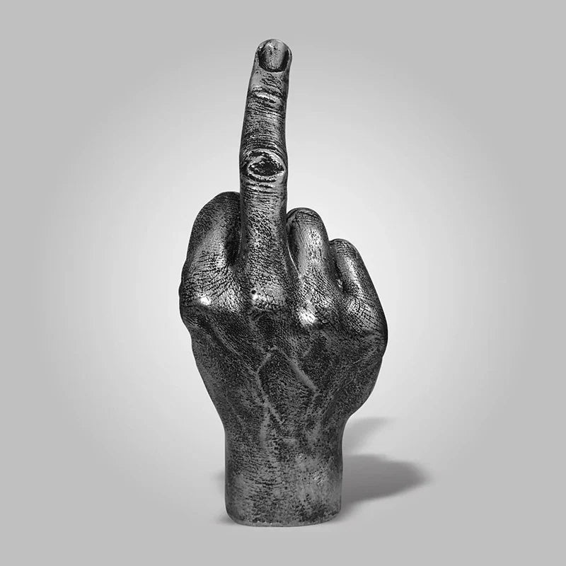 ArtZ® I Have A Bad Attitude Sculpture - Gray