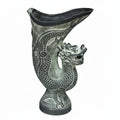 Chinese Archaistic Bronze Dragon Wine Cup — Antique Reproduction