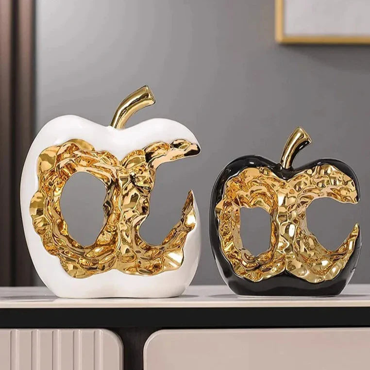 ArtZ® Golden Glow Apple Sculpture