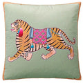Feminine Leopard Velvet Printed Pillow Cover