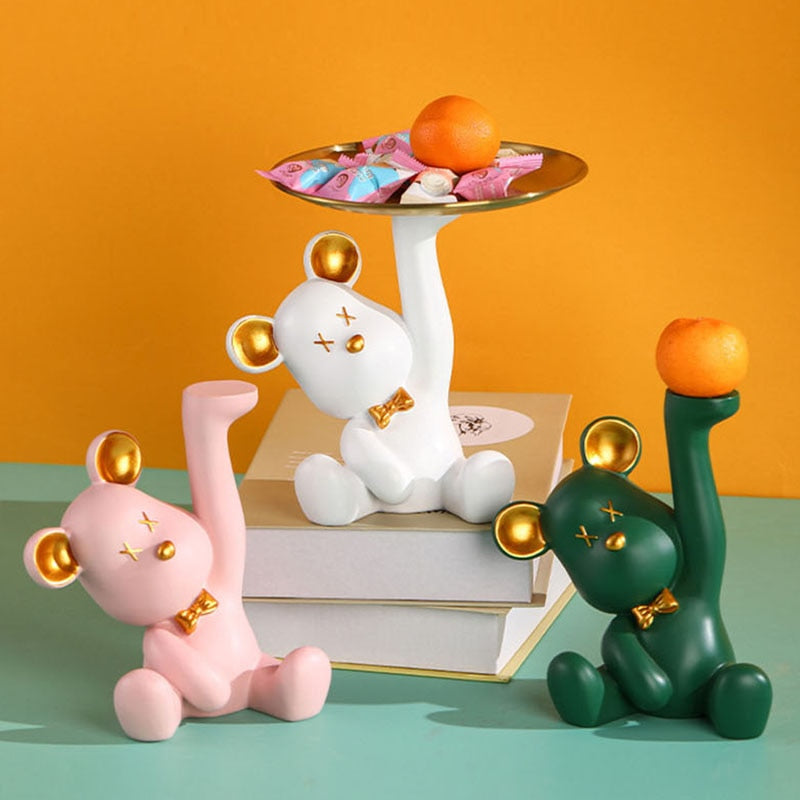ArtZ® Bear Sculpture Table Tray