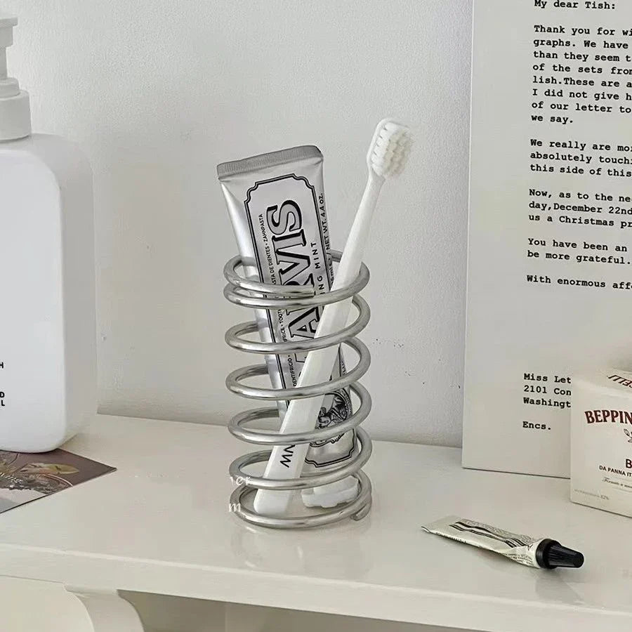 ArtZ® Smile Station Stainless Steel Toothbrush Holder