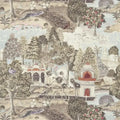 Peacock & Forest Greenery Mural