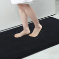 ArtZ® Memory Foam Anti-Slip Bath Mat - Black / 24 by 47 inch (61 x 119 cm)