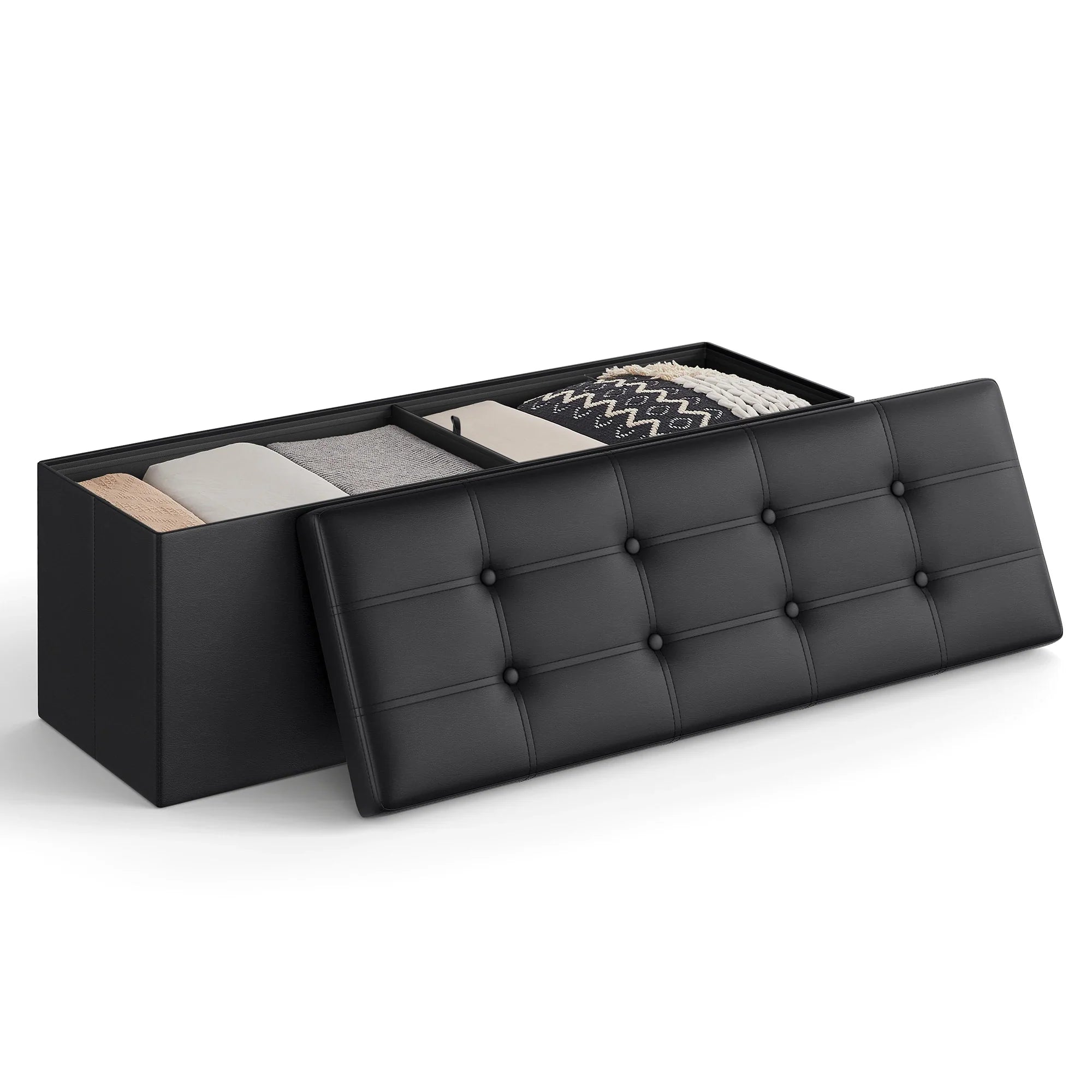 ArtZ® Comfort Ottoman - Black