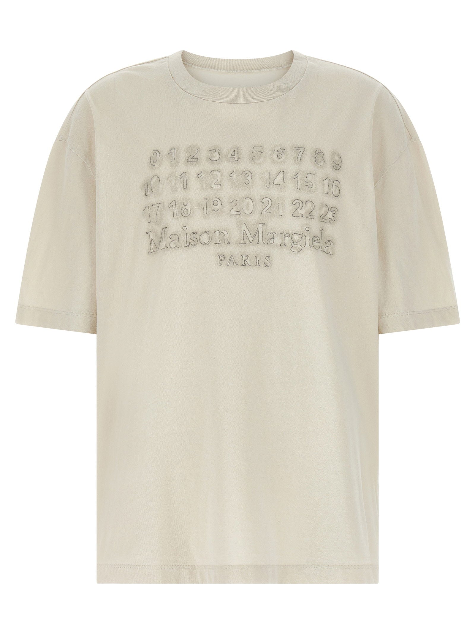 Maison Margiela Paris T-shirt — Beige