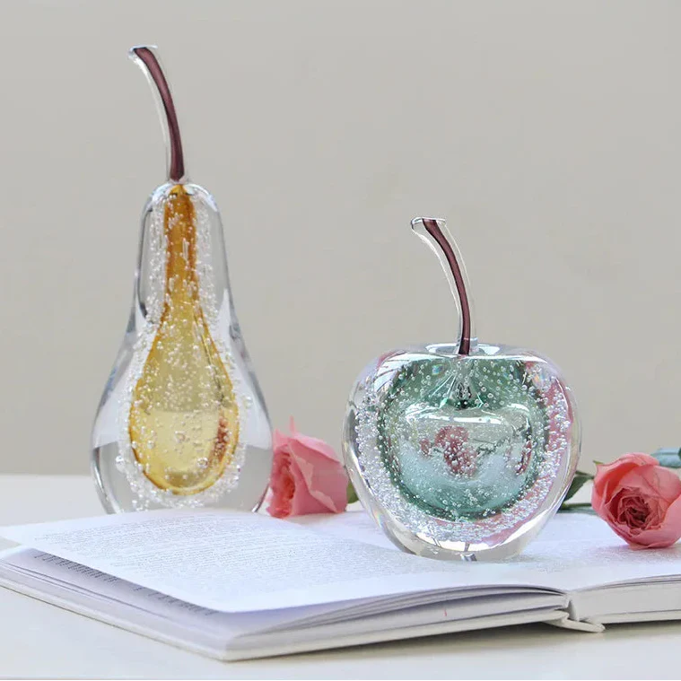 ArtZ® Aurora Glass Fruit Sculpture