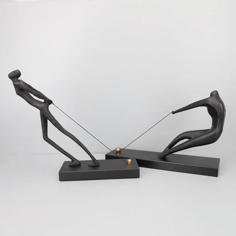 ArtZ® Bound in Motion Cast Iron Sculpture