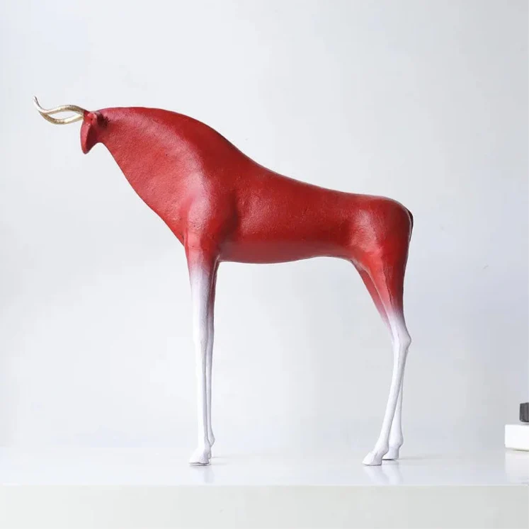 ArtZ® Bold Horns Bull Sculpture