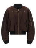 Maison Margiela Reversible Bomber Jacket — Brown