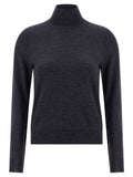 Maison Margiela Wool Turtleneck Sweater — Charcoal
