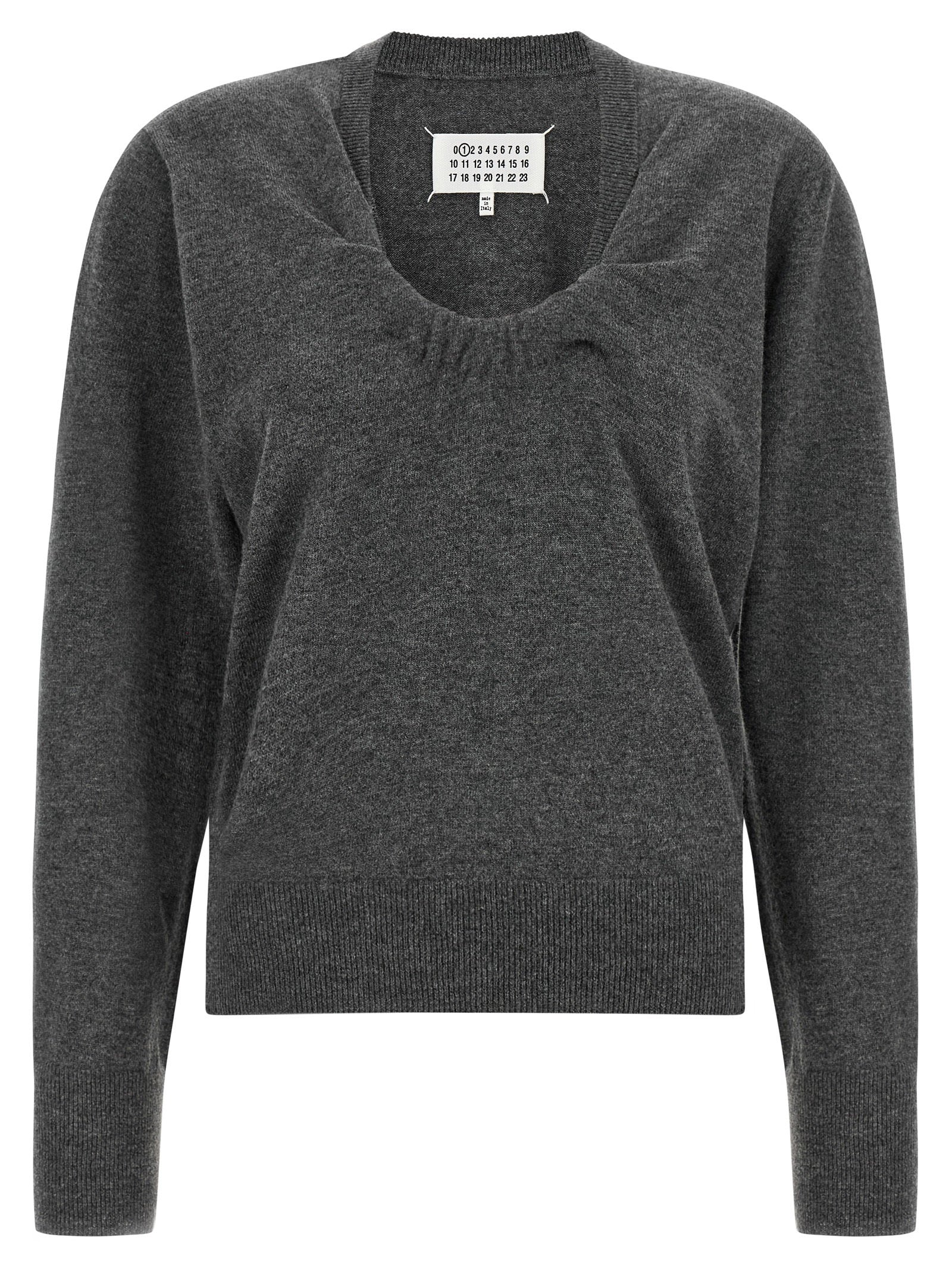 Maison Margiela Twist Sweater — charcoal
