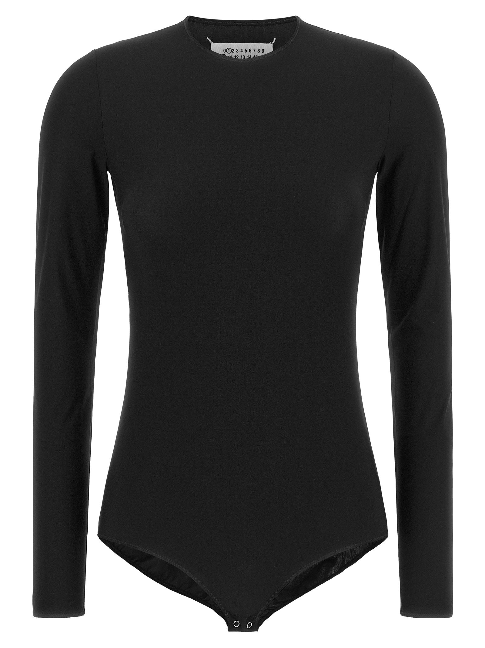 Maison Margiela Technical Stretch Jersey Bodysuit — Black