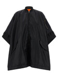 Mm6 Maison Margiela Technical Nylon Bomber Jacket — Black