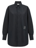Mm6 Maison Margiela Gore-Tex Water-Repellent Shirt — Black