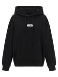 Mm6 Maison Margiela Numeric Signature Patch Hoodie — Black