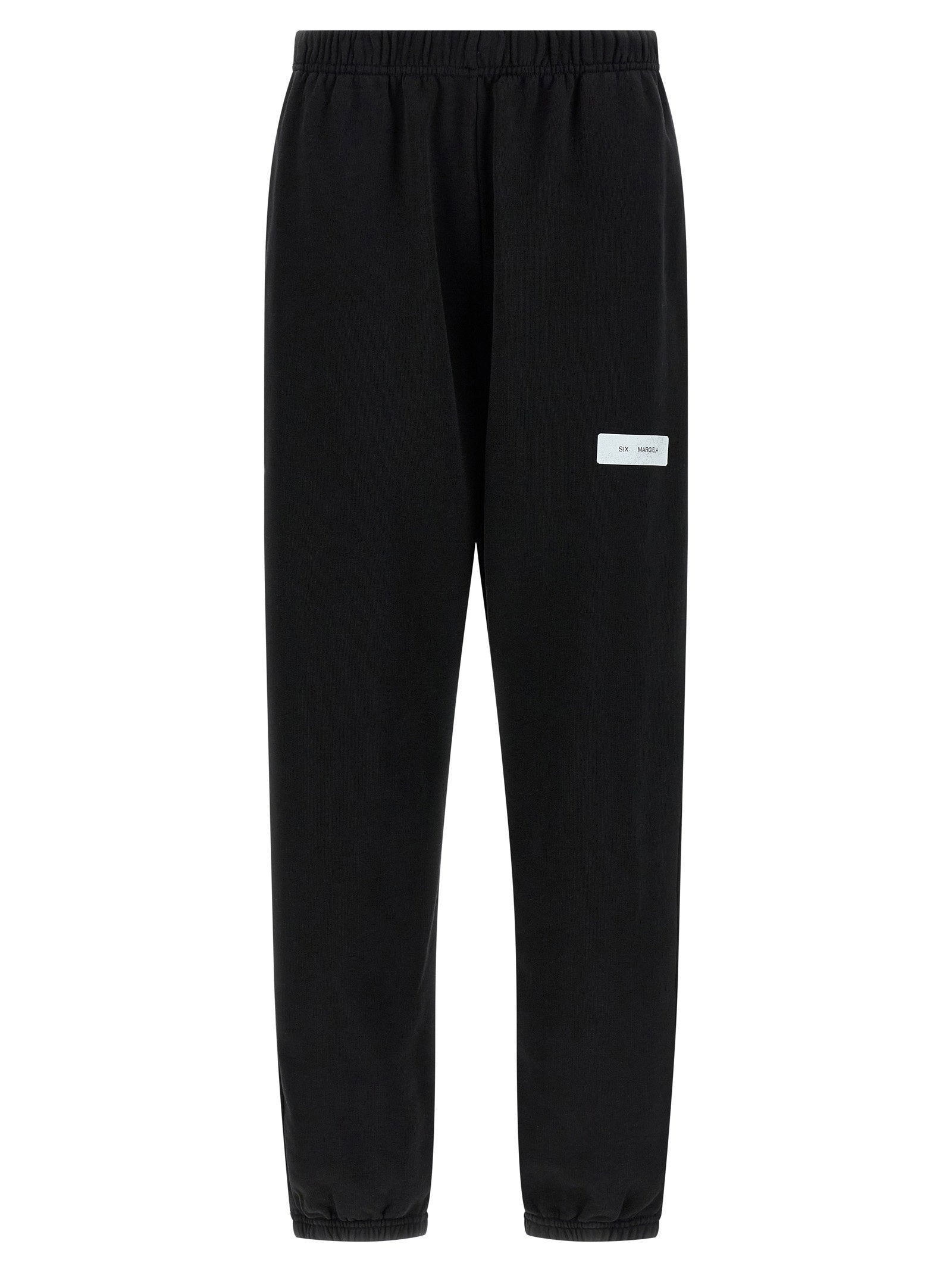 Mm6 Maison Margiela Cotton Sweatshirt Joggers — Black