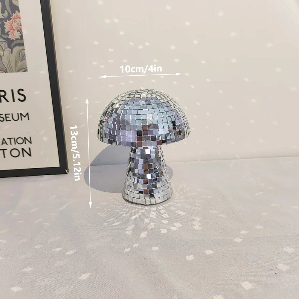 ArtZ® Disco Mushroom Sculptures - Height 5 inch (13 cm)