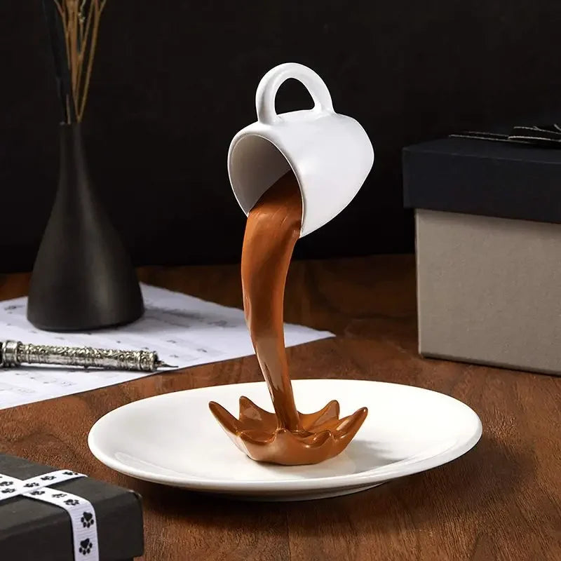 ArtZ® Perky Splash Coffee Sculpture