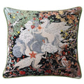 Meadow Mare Velvet Floral Horse Throw Pillow