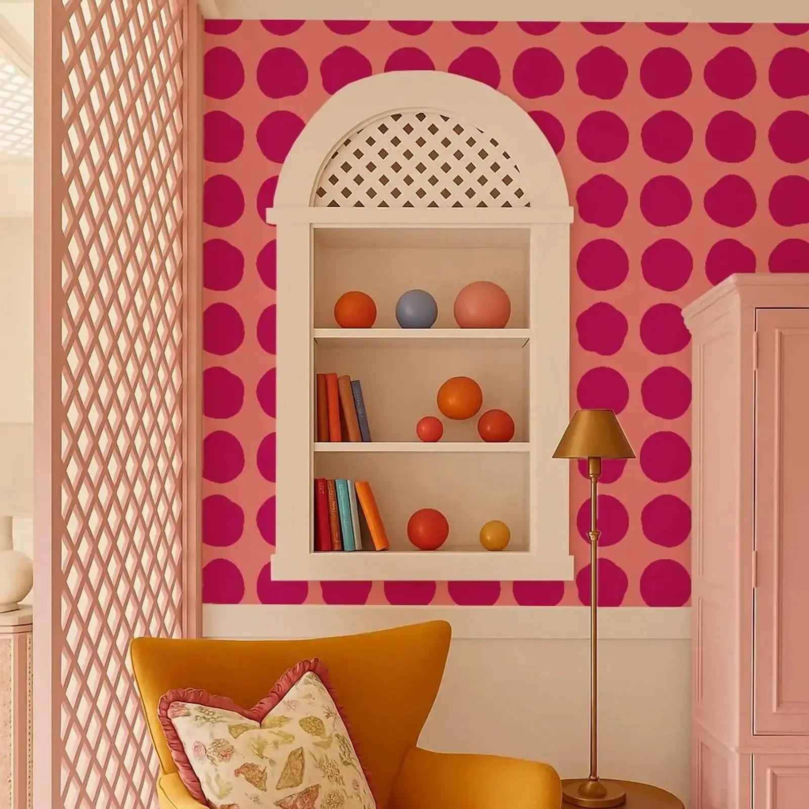 Retro Circles Wallpaper