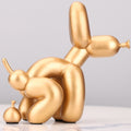 ArtZ® Balloon Dog Doing Business Sculpture - Gold