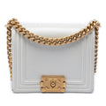 Square Calfskin Boy Reverso Flap