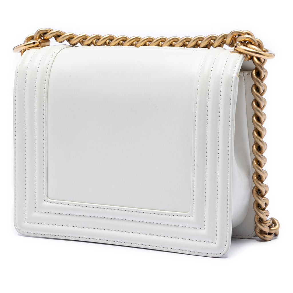 Square Calfskin Boy Reverso Flap
