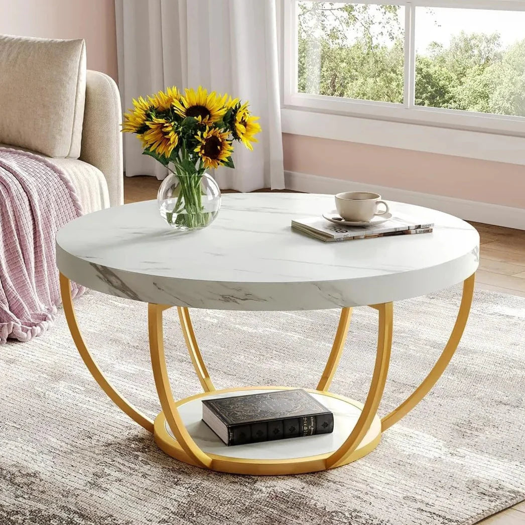 ArtZ® Luxe Loop Table - White