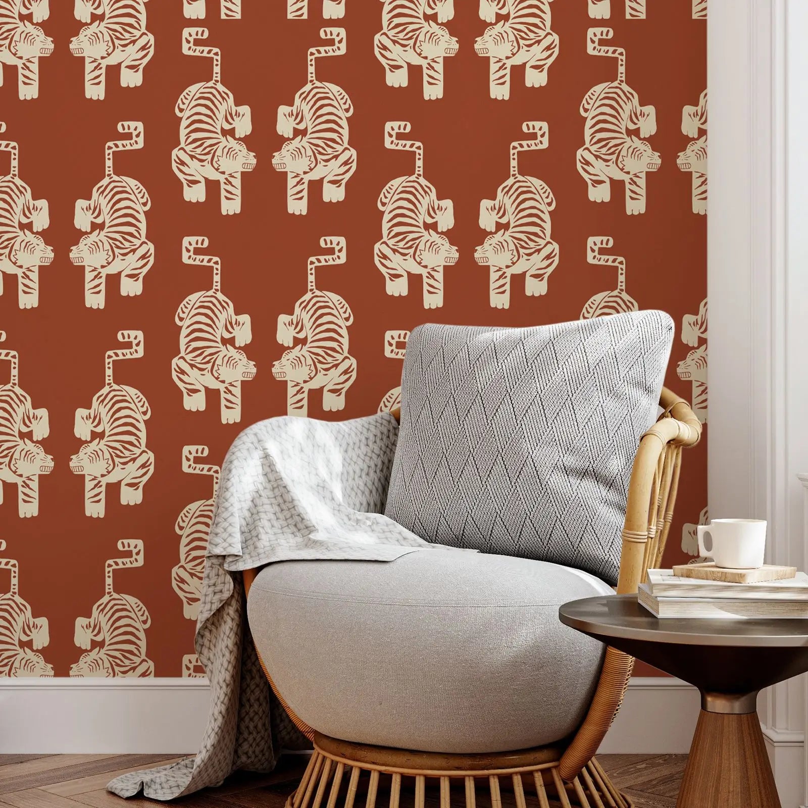 Aztec Tiger Wallpaper