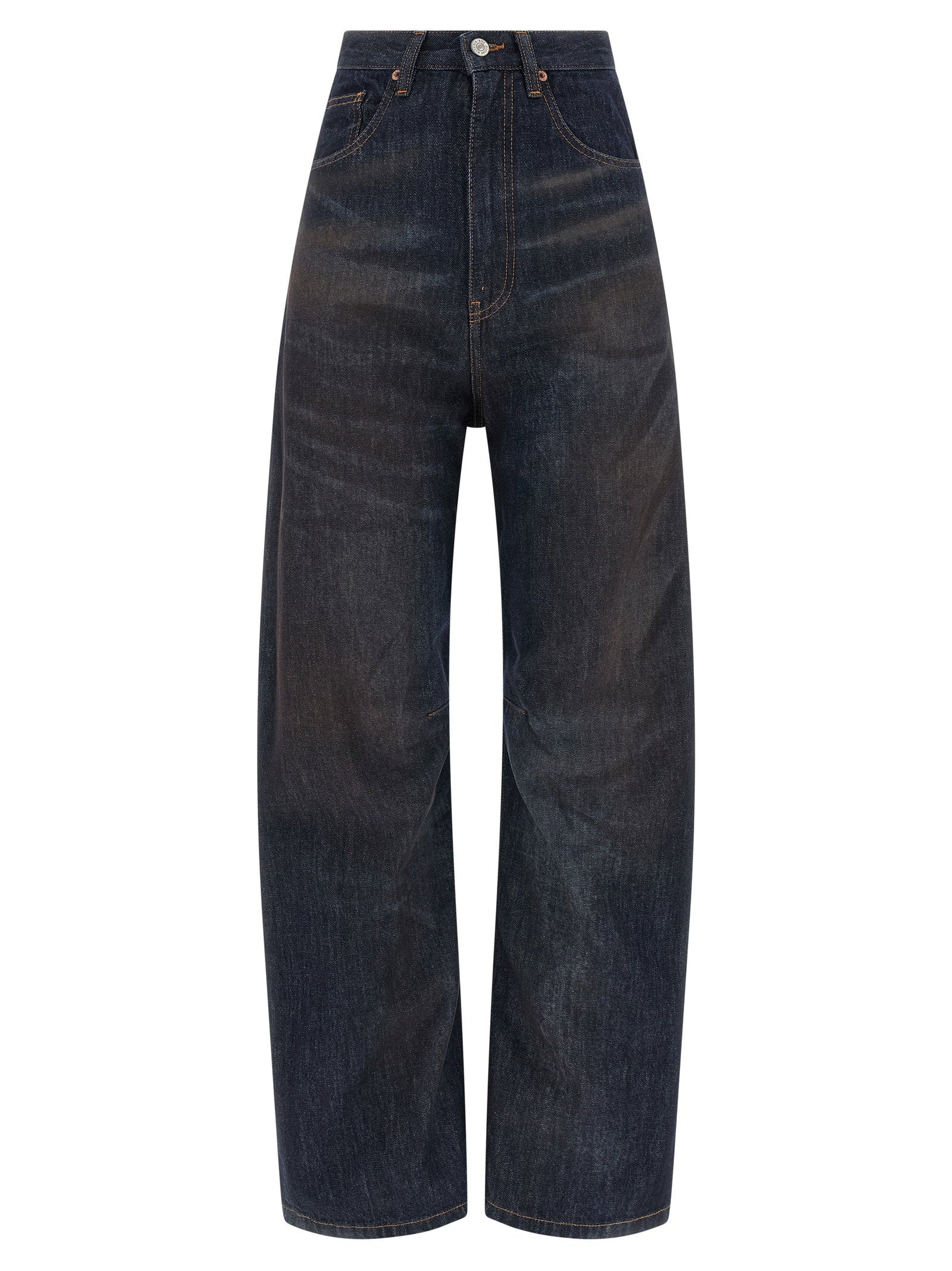 Mm6 Maison Margiela 5-Pocket Denim Jeans — Navy