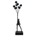 ArtZ® Up & Away Sculpture - Black Balloons; Black Girl