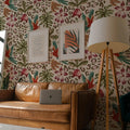 Painted Parrot Wallpaper