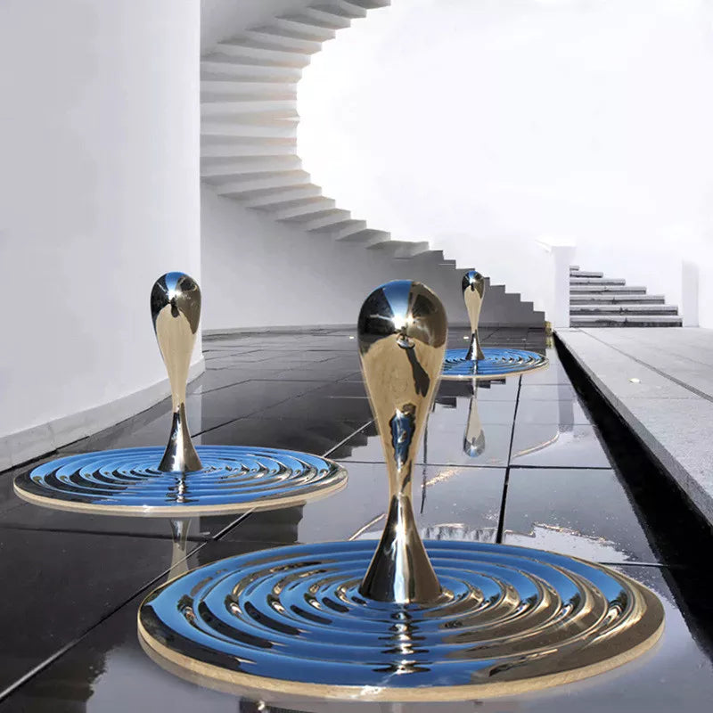 ArtZ® Stainless Steel Water Drop Sculptures