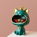 ArtZ® Lucky Cat Storage Bin - Green