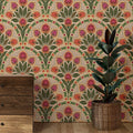 Vintage Floral Art Wallpaper