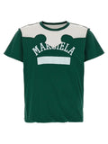 Maison Margiela Western Patchwork Cotton T-shirt — green