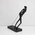 ArtZ® Bound in Motion Cast Iron Sculpture - Pulling Forward