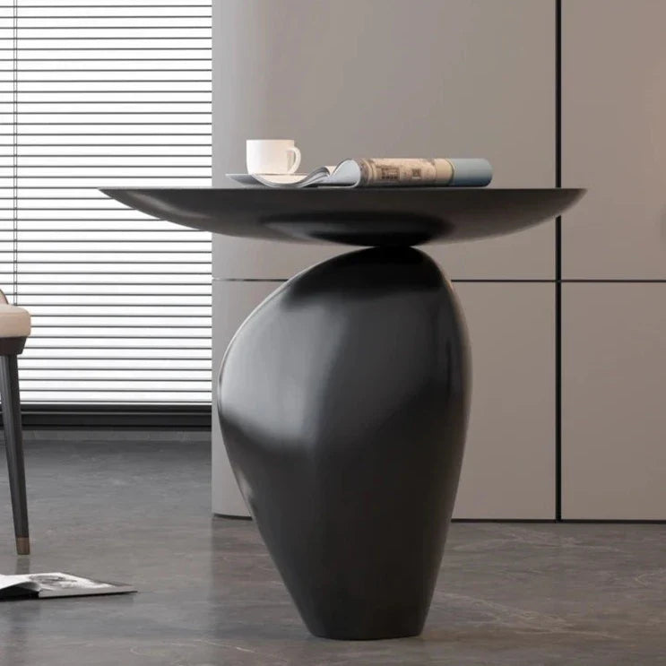 ArtZ® Nordic Abstract Side Table - Black