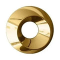 ArtZ® Geometric Eye Stainless Steel Wall Sculpture - Gold / 80cm diameter