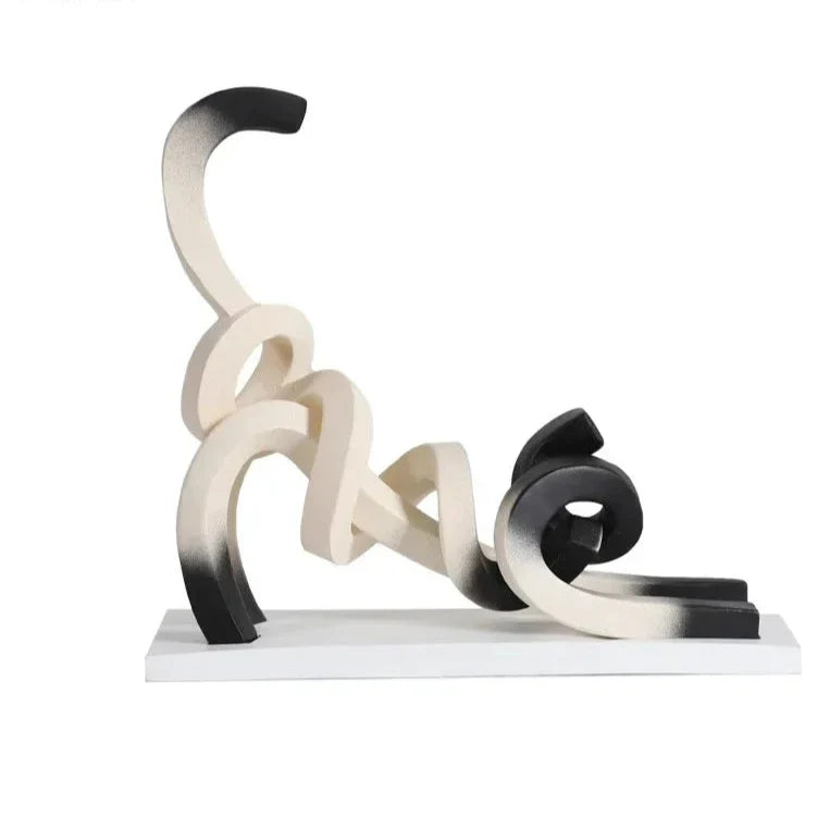 ArtZ® Meowdern Lines Cat Sculpture