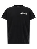 Dsquared2 Ducati Logo Cotton Jersey T-Shirt — Black