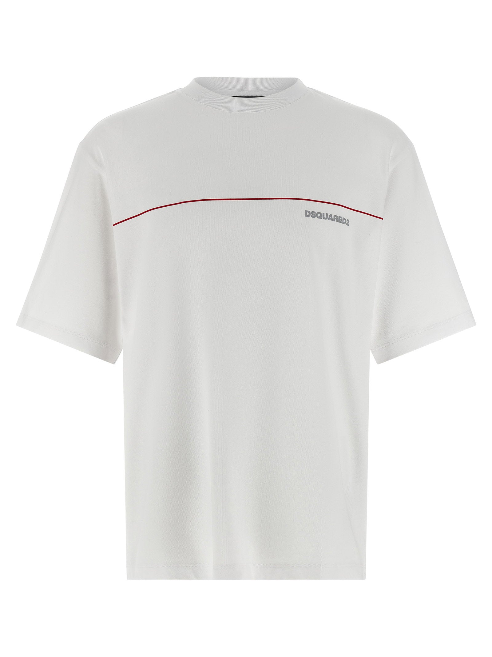 Dsquared2 Logo-Printed T-Shirt — White